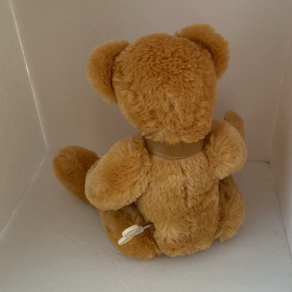 Vintage 2004 Christa Playful Plush Teddy Bear Plays Music 14” Smoke Free Home - Picture 4 of 7